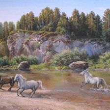 Схема вышивки «Лошадь»