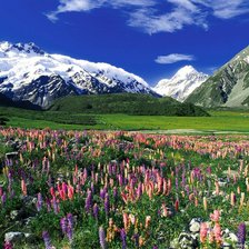 Схема вышивки «Горы и луга»