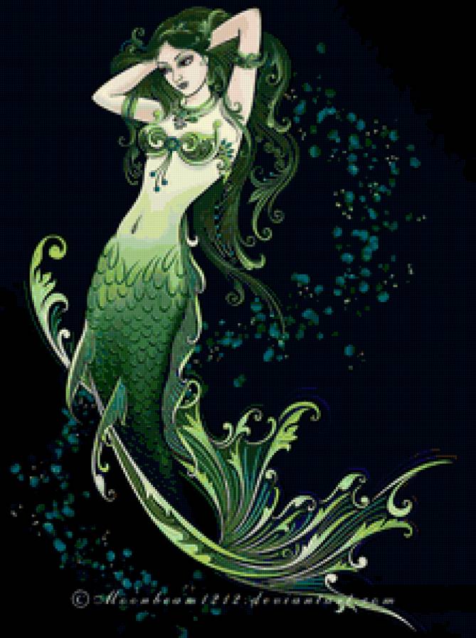 Фантазии Barnali Bagchi. - фентези, русалка - предпросмотр