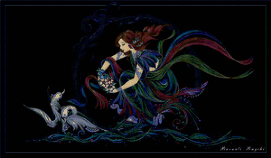 Фантазии Barnali Bagchi. - женский образ - предпросмотр