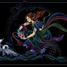 Схема вышивки «Фантазии Barnali Bagchi.»