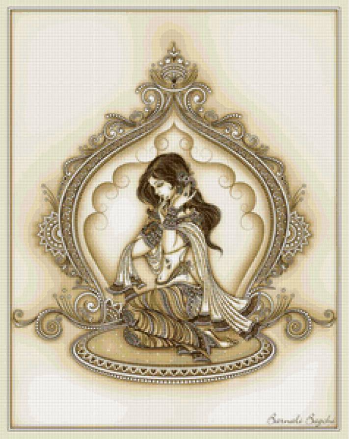 Фантазии Barnali Bagchi. - женский образ - предпросмотр