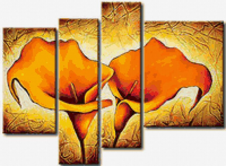 Квартет - квартет, цветы - предпросмотр