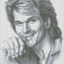 Схема вышивки «Патрик Суэйзи»