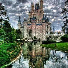 Схема вышивки «замок,красота»