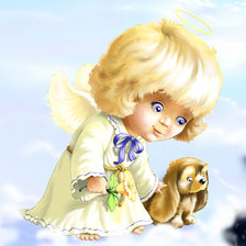 Схема вышивки «Ангелочек»