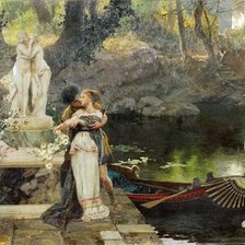 Схема вышивки «аллея любви»