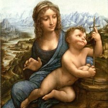 Схема вышивки «леонардо да винчи»