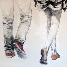 Схема вышивки «пара»