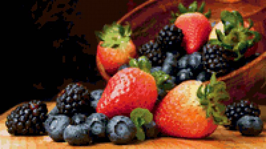 ягодки - натюрморт, ягоды - предпросмотр