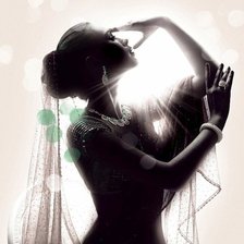 Схема вышивки «девушка»