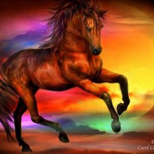 Схема вышивки «гнедая»