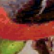 Предпросмотр схемы вышивки «птичка на ветке» (№69125)