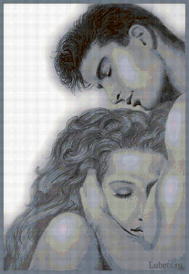 №69155 - рисунок, он и она, пара, любовь - предпросмотр