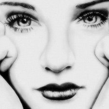 Схема вышивки «взгляд»