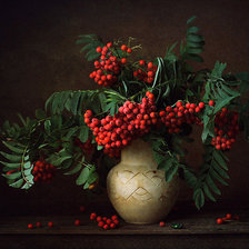 Схема вышивки «Рябина»