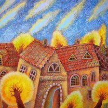 Схема вышивки «"бабине літо", худ. Вітановська Р.»