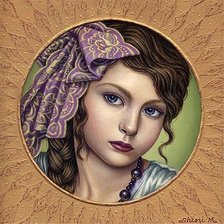 Схема вышивки «девочка2»