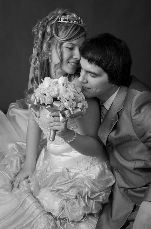 свадьба черно белое - оригинал