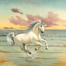 Схема вышивки «единорог»