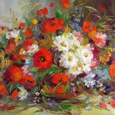 Схема вышивки «букет»