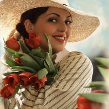 Схема вышивки «соломенная шляпка»