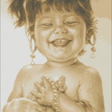 Схема вышивки «девочка»