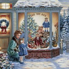 Схема вышивки «Сочельник»