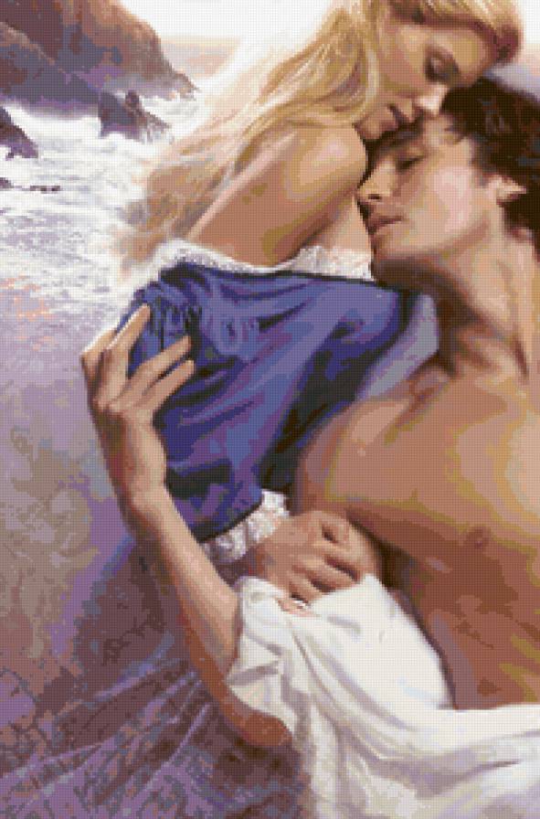 любовь - роман, двое, романтика, нежность, влюбленные, пары - предпросмотр