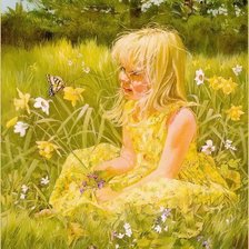 Схема вышивки «Маленькое солнышко»