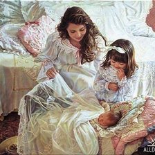 Схема вышивки «Семья»