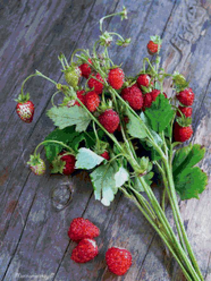 Земляника - натюрморт - предпросмотр