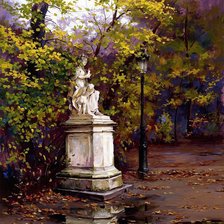 Схема вышивки «В парке»