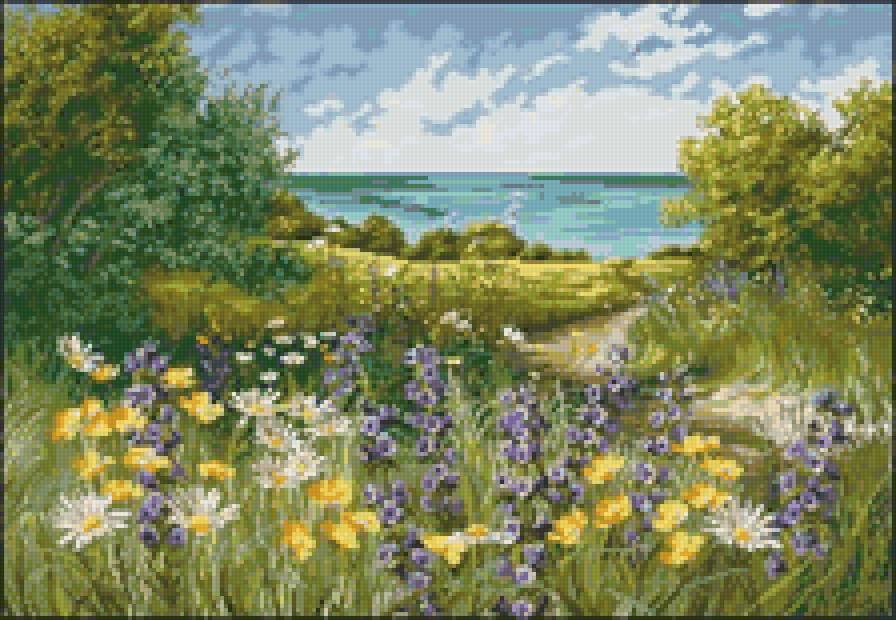 Природа - пейзаж, природа, цветы, красота - предпросмотр