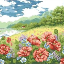 Схема вышивки «Природа»