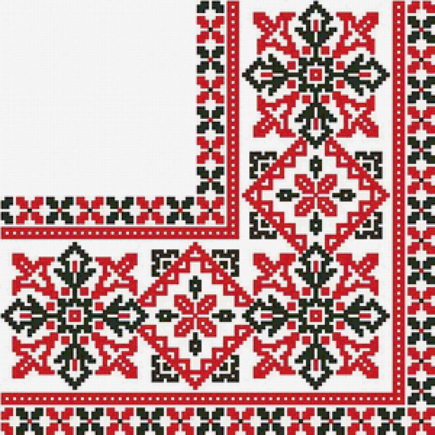 уголок - уголки, кайма - предпросмотр