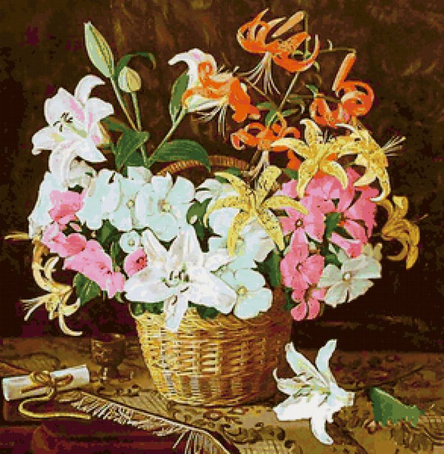 цветы - букет, натюрморт, цветы, природа - предпросмотр