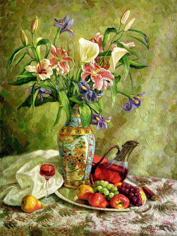 цветы - природа, цветы, натюрморт, букет - оригинал