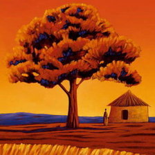 Схема вышивки «жаркая африка»