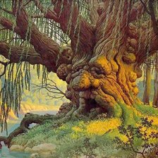 Схема вышивки «Старик»