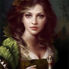 Схема вышивки «прекрасная незнакомка»