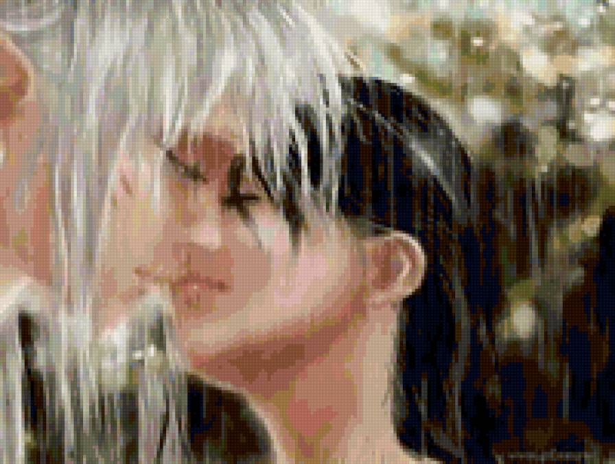 поцелуй )))))))) - поцелуй, люди, аниме - предпросмотр