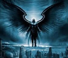 Схема вышивки «черный ангел»