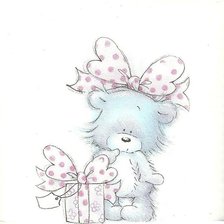 Схема вышивки «Мишка»