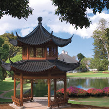 Схема вышивки «пагода»