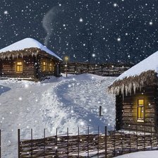 Схема вышивки «зимняя сказка»