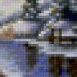Предпросмотр схемы вышивки «Зимняя речка» (№71201)
