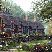 Схема вышивки «Уютный домик»