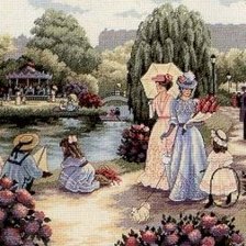 Схема вышивки «Прогулка»