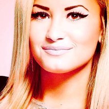 Схема вышивки «Деми Ловато»